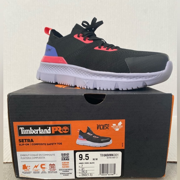 Timberland PRO® Setra Knit Composite Safety Toe Women’s Sneakers Size 9.5 - Picture 2 of 9